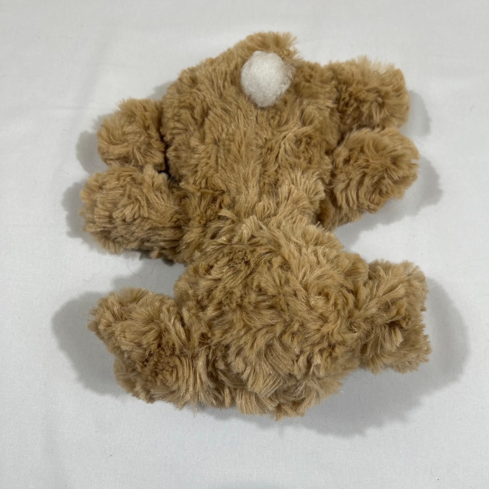 Unbranded Plush Puppy Dog 10in Brown Swirl Faux Fur Floppy Scented Pouch